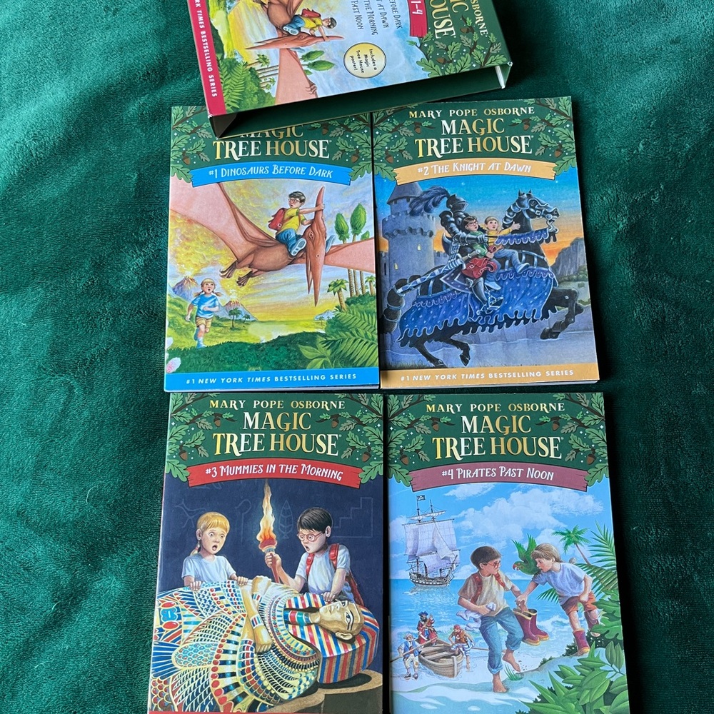 Magic Treehouse books 1-4